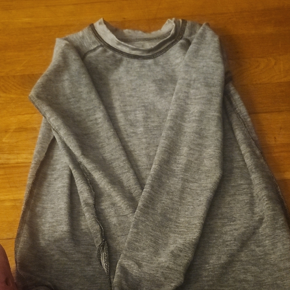 All in Motion Charcoal Heather Long Sleeve Top